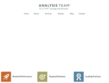 Tablet Screenshot of analysisteam.com